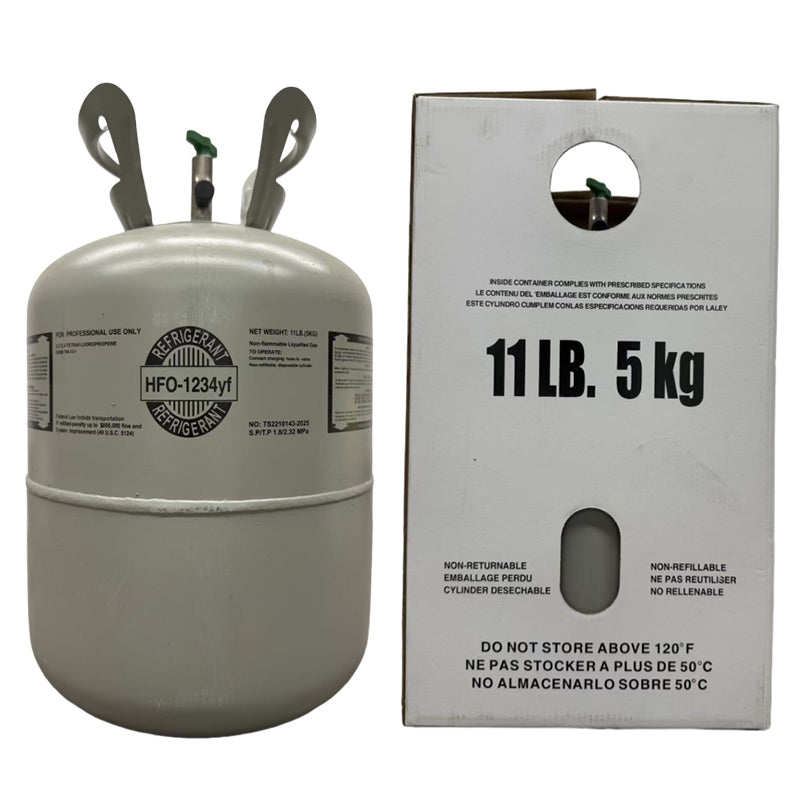 11LB R1234yf Refrigerant Freon for Air Conditioners - Steel Cylinder Packaging Tank