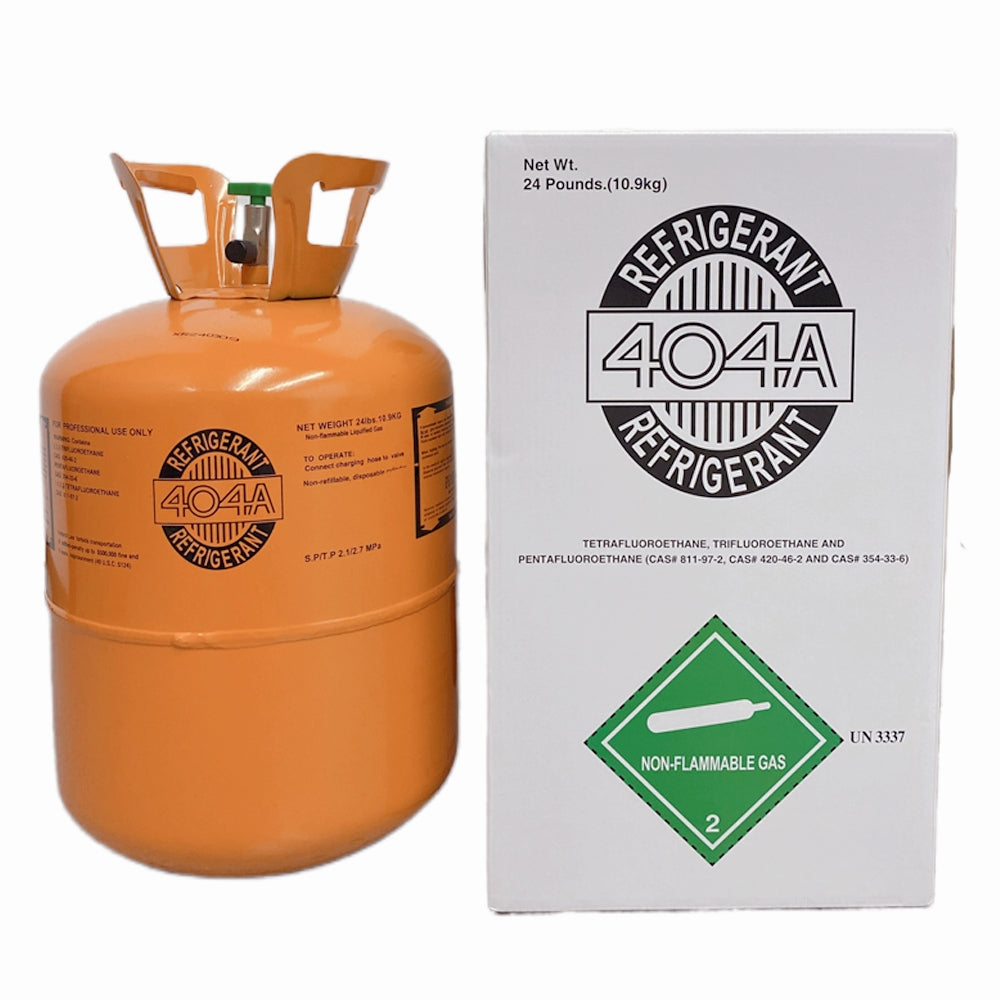 40pcs 24Lb R404A Refrigerant Freon for Refrigeration Equipment - Steel Cylinder Packaging Tank