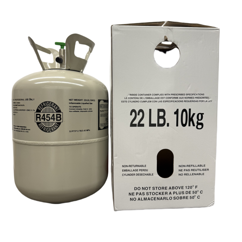 22Lb R454B Refrigerant Freon for Air Conditioners - Steel Cylinder Packaging Tank