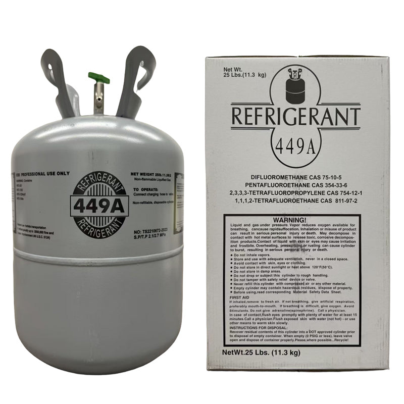 25Lb R449A Refrigerant Freon for Air Conditioners - Steel Cylinder Packaging Tank