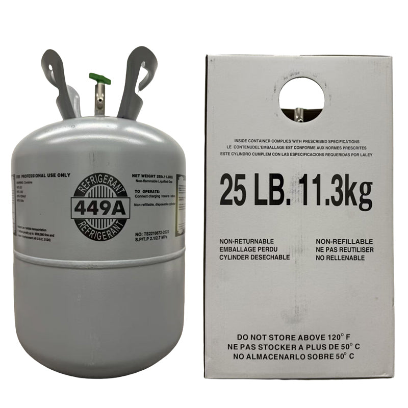 25Lb R449A Refrigerant Freon for Air Conditioners - Steel Cylinder Packaging Tank