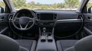 Temperature probes at the left and right dashboard vents, connected to two meters on the center console.