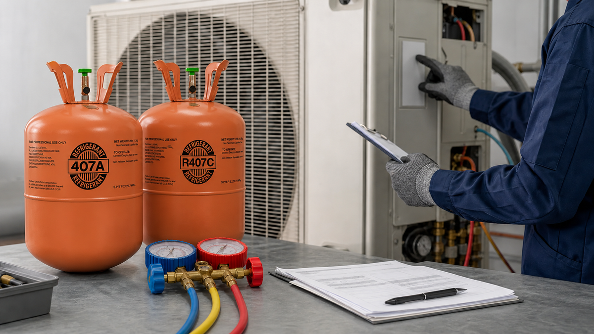 R407A vs R407C: How to Choose the Right Retrofit Refrigerant