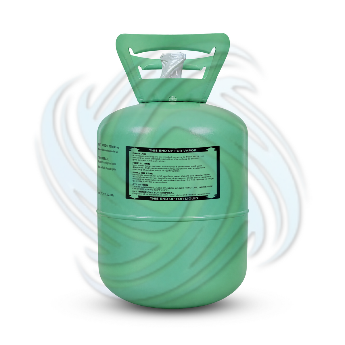 10 lb R22 Refrigerant Cylinder for Commercial Refrigeration