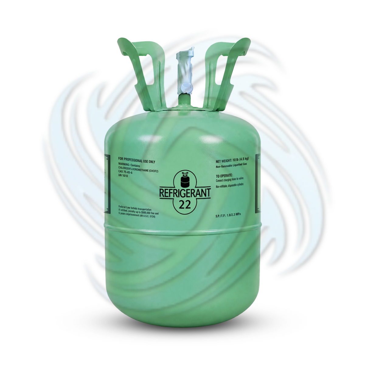 10 lb R22 Refrigerant Cylinder for Commercial Refrigeration