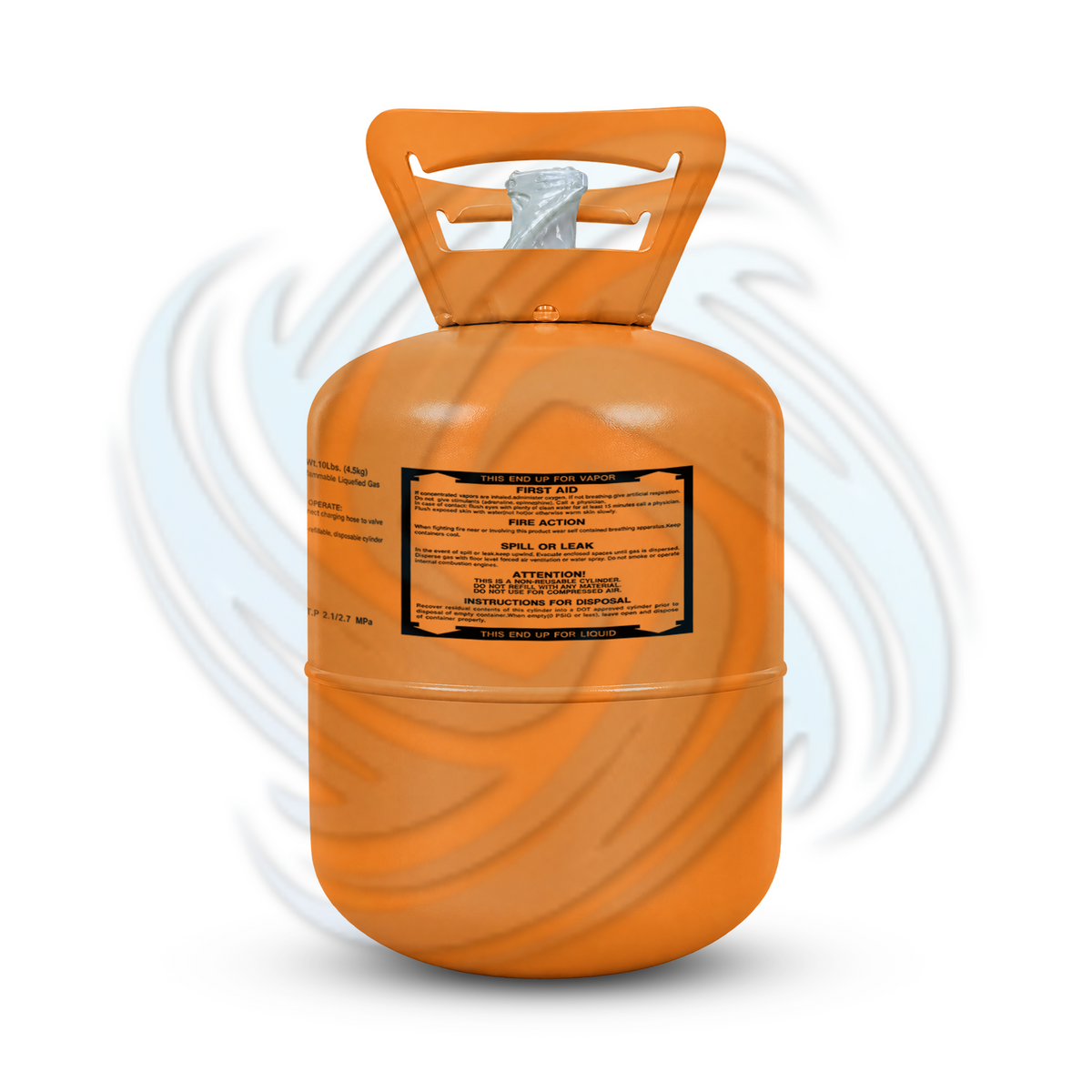 10 lb R404A Refrigerant Cylinder for Commercial Refrigeration
