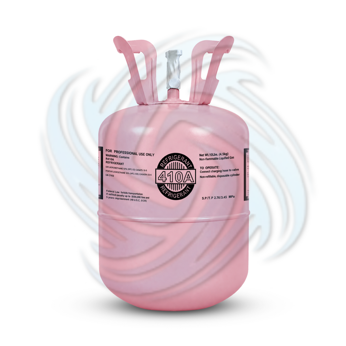 10 lb R410A Refrigerant Cylinder for HVAC & Heat Pumps