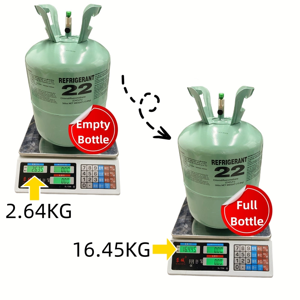 30Lb R22 Refrigerant Freon for Air Conditioners – Steel Cylinder