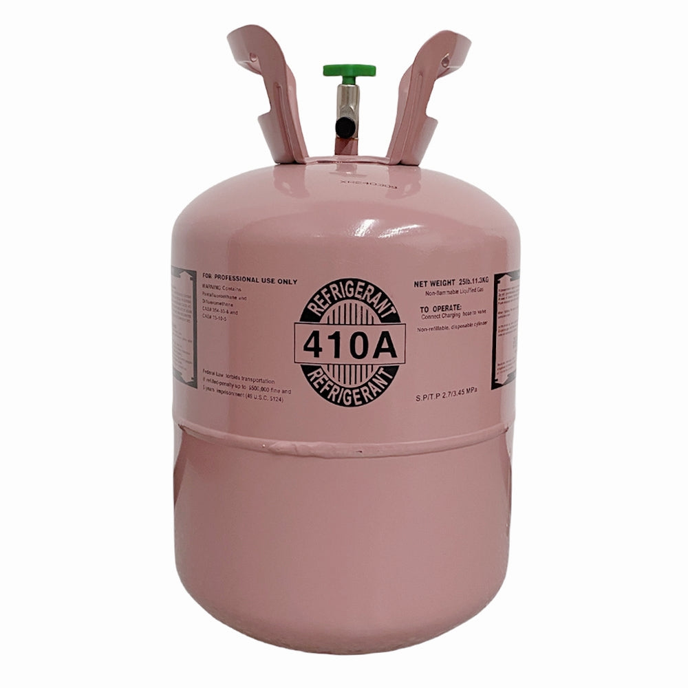 R410A Refrigerant Freon Steel Cylinder Packaging 25Lb Tank Cylinder for Air Conditioners