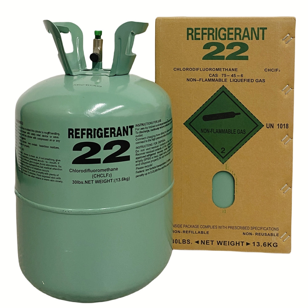 30Lb R22 Refrigerant Steel Cylinder Packaging for Refrigeration Equipment Air Conditioners