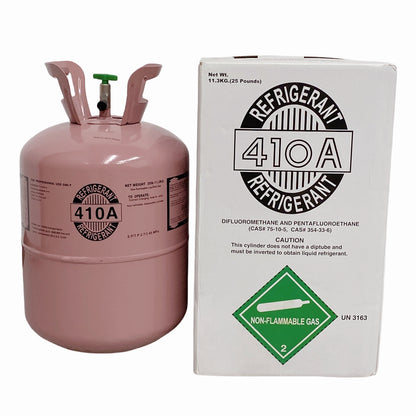 25Lb R410A Refrigerant Freon Steel Cylinder Packaging Tank Cylinder for Air Conditioners