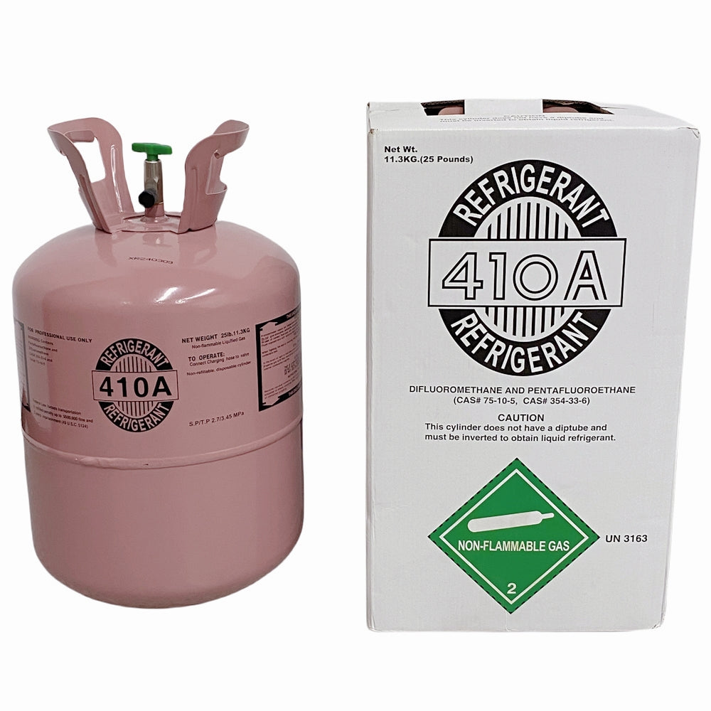 25Lb R410A Refrigerant Freon Steel Cylinder Packaging Tank Cylinder for Air Conditioners