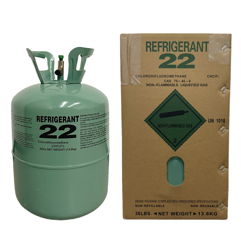 30Lb R22 Refrigerant Freon for Air Conditioners – Steel Cylinder Packa ...