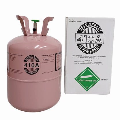 R410A Refrigerant Freon Steel Cylinder Packaging 25Lb Tank Cylinder for Air Conditioners