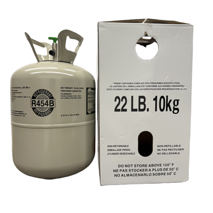 22Lb R454B Refrigerant Freon for Air Conditioners - Steel Cylinder Packaging Tank