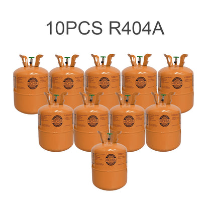 10PCS R410A And 10PCS R404A Refrigerant Freon Steel Cylinder Packaging