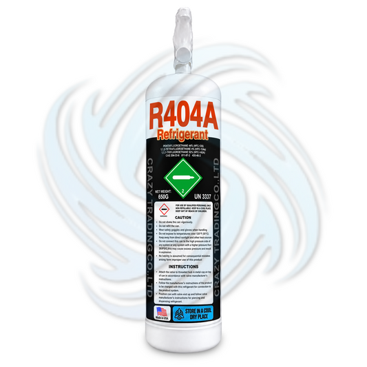 1.5 lb R404A Refrigerant Cylinder for Commercial Refrigeration