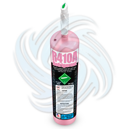 1.5 lb R410A Refrigerant Cylinder for HVAC & Heat Pumps