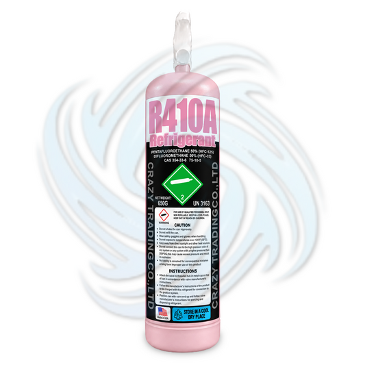 1.5 lb R410A Refrigerant Cylinder for HVAC & Heat Pumps