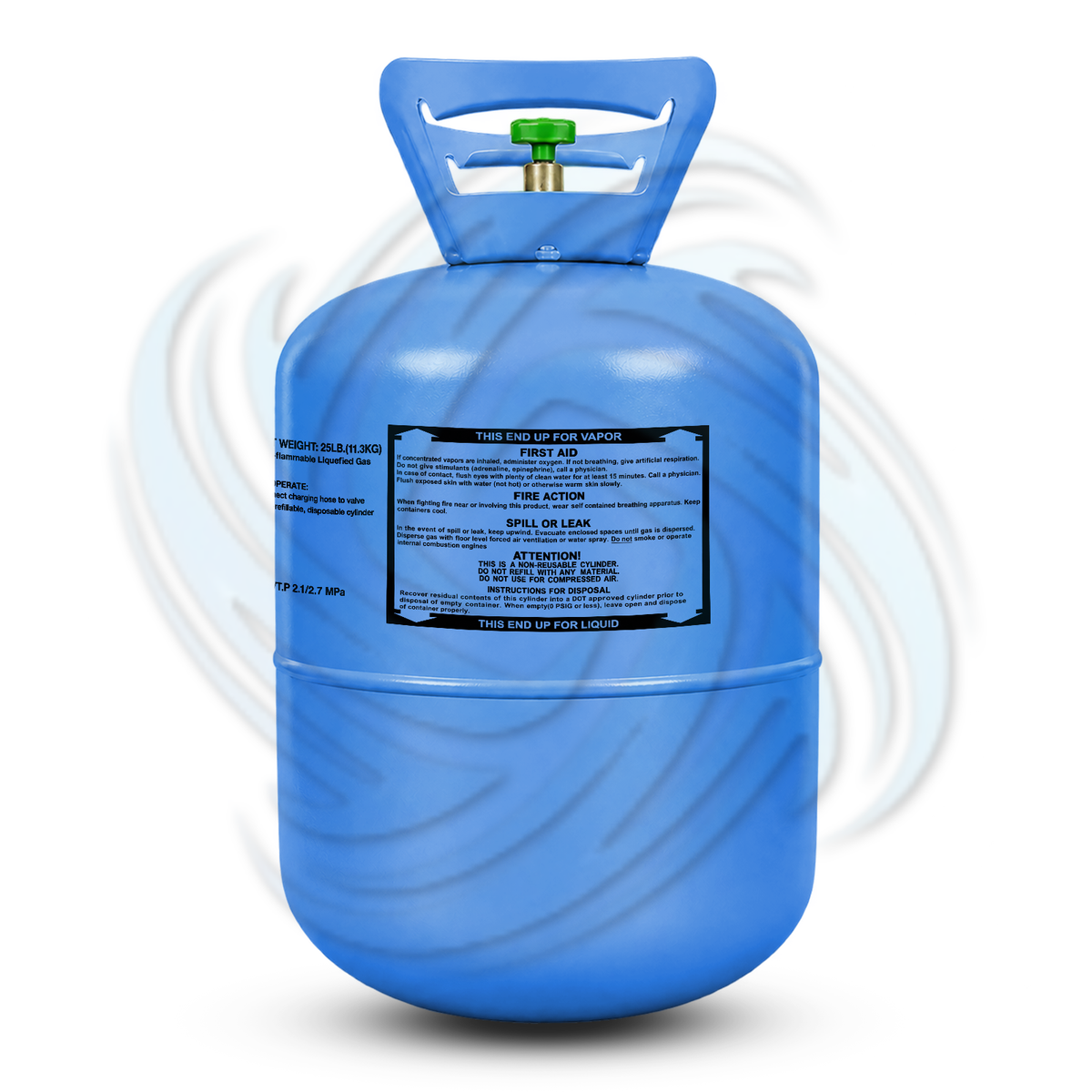 25 lb R438A Refrigerant Cylinder for Commercial Refrigeration
