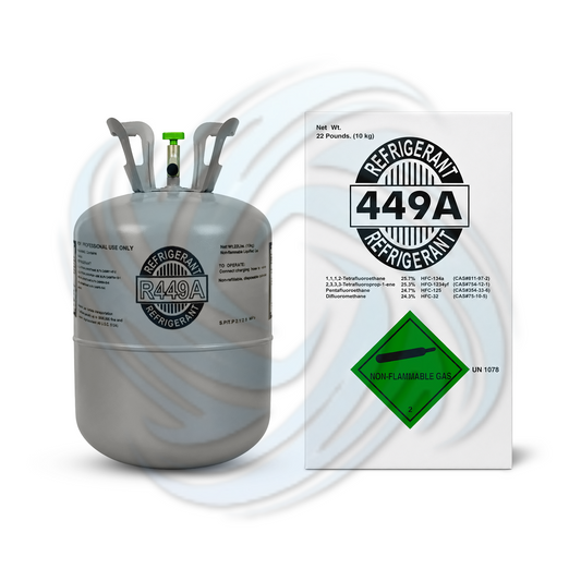 25 lb R449A Refrigerant Cylinder for Commercial Refrigeration