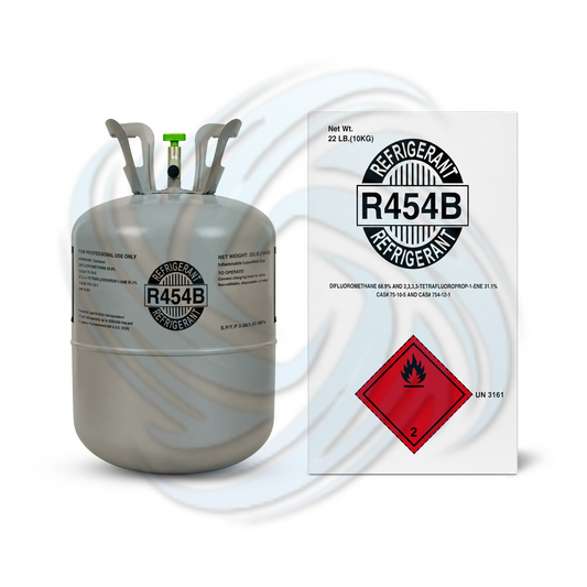 22 lb R454B A2L Refrigerant Cylinder for HVAC & Heat Pumps